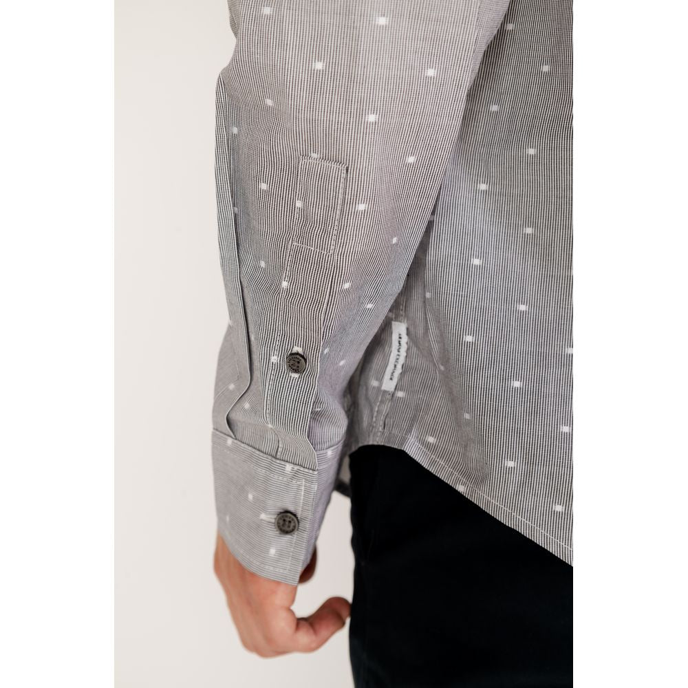 Armani Exchange svart bomullsskjorta