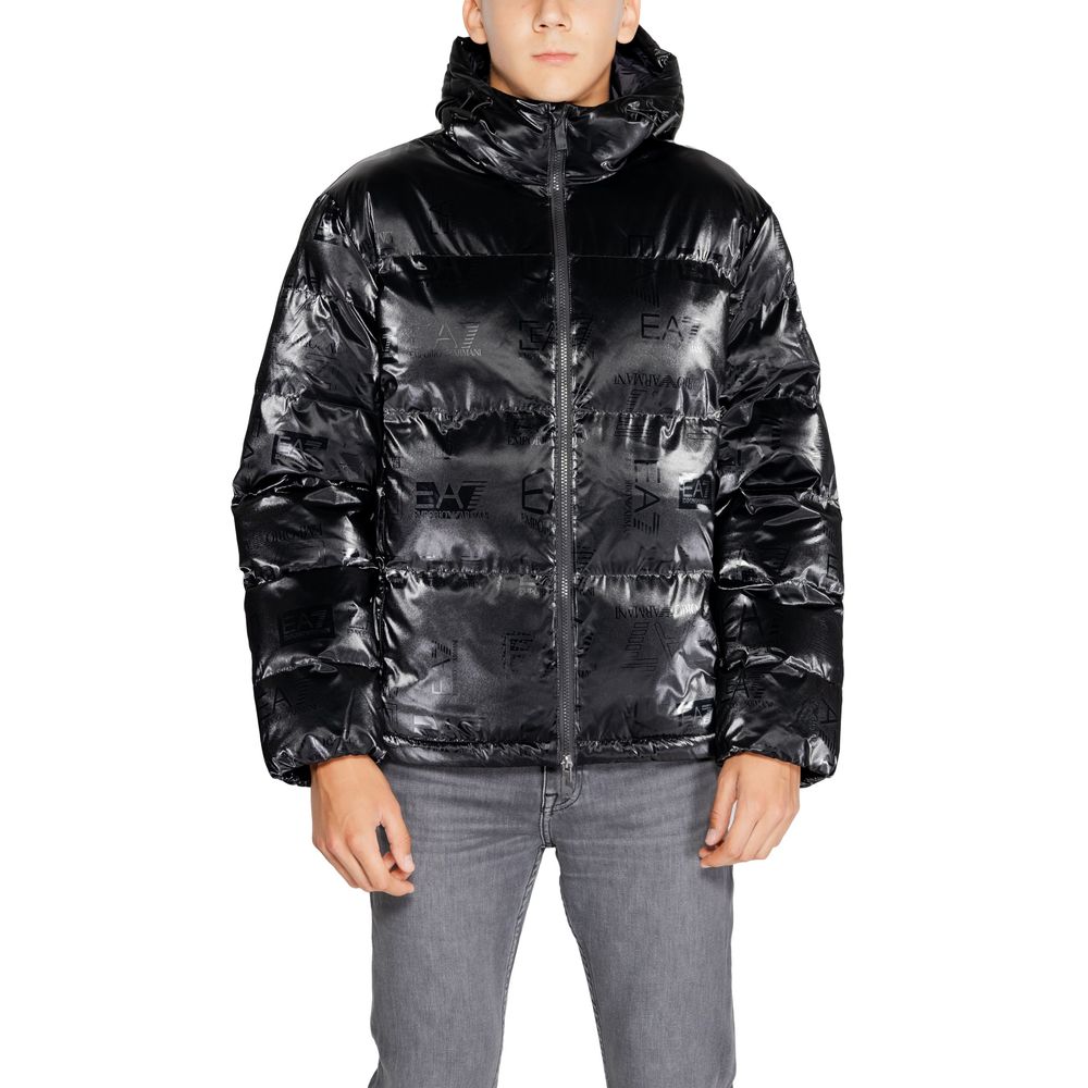 EA7 Emporio Armani Svarta Polyesterjackor & Kappa