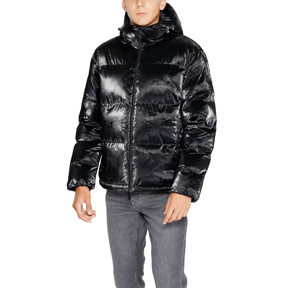 EA7 Emporio Armani Svarta Polyesterjackor & Kappa