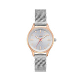 Ted Baker Silver Stainless Steel Dress Watch