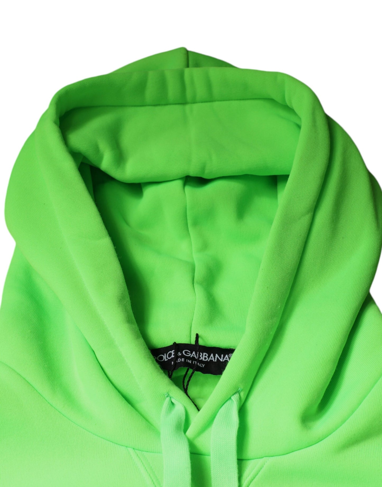Dolce & Gabbana Grön Logotyp Hoodie Tröja