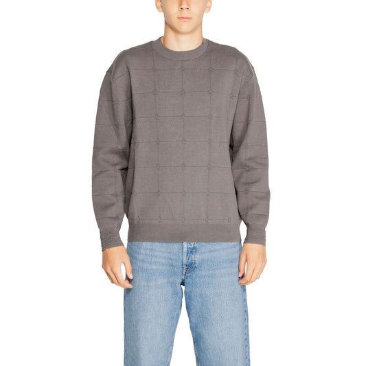 Armani Exchange Gray Cotton Sportswear
