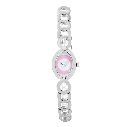 Chronotech Silver Stainless Steel Dress Watch