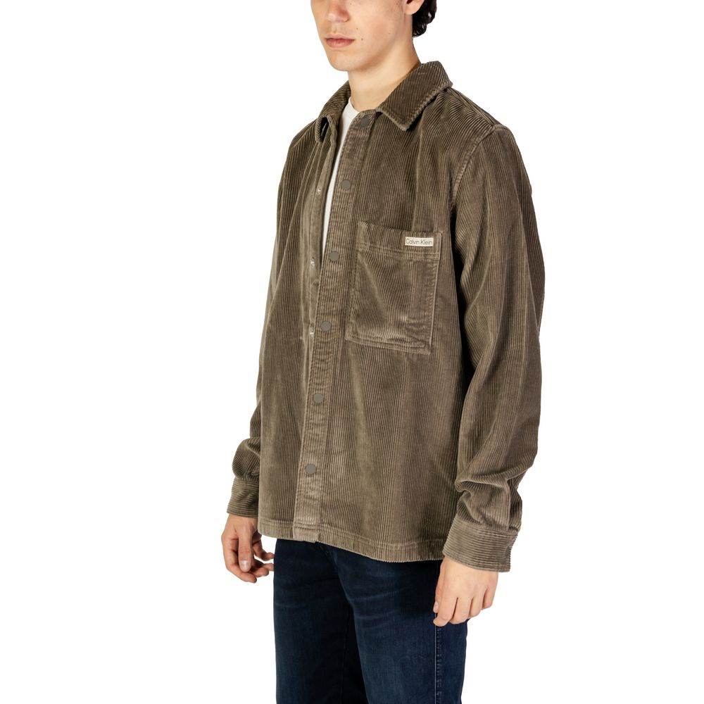 Calvin Klein Jeans Beige Bomullsskjorta