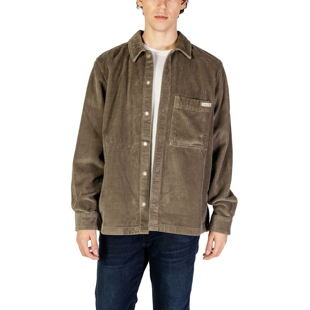Calvin Klein Jeans Beige Bomullsskjorta