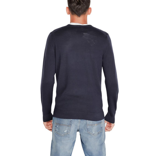 Calvin Klein Blue Recycled Wool Sportswear