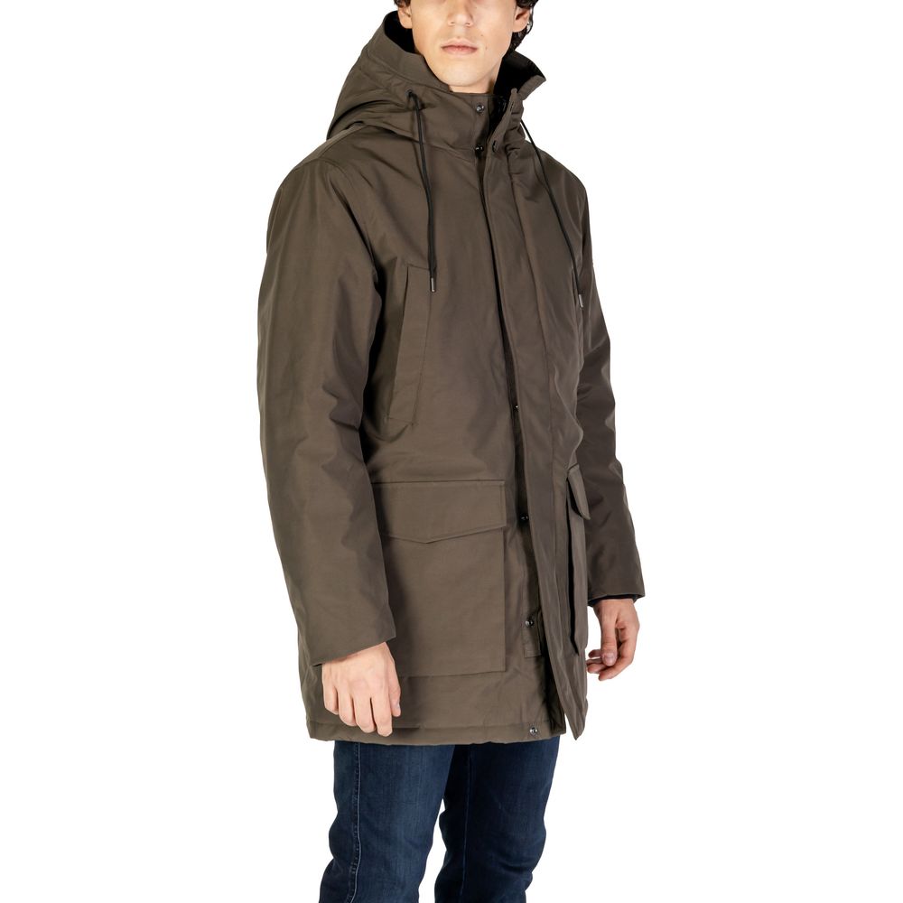 Replay Grønn Polyamid Parka