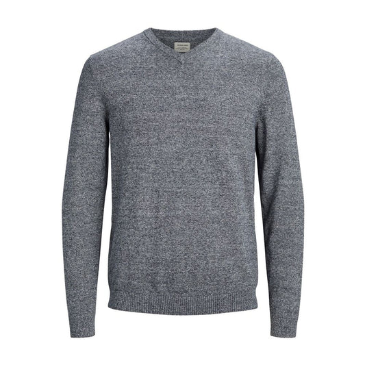 Jack Jones Blue Cotton Sweater
