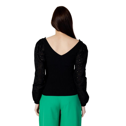 Kun svarte bomulls sportsklær