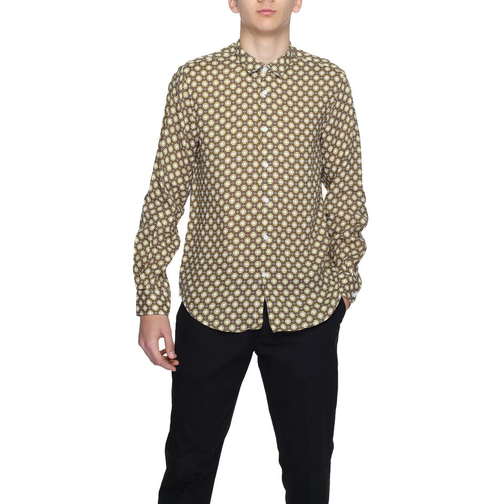 Gianni Lupo Beige Linneskjorta