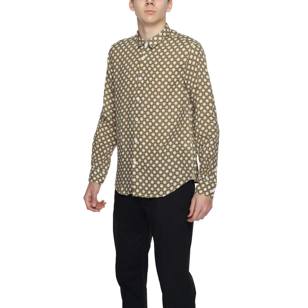 Gianni Lupo Beige Linneskjorta