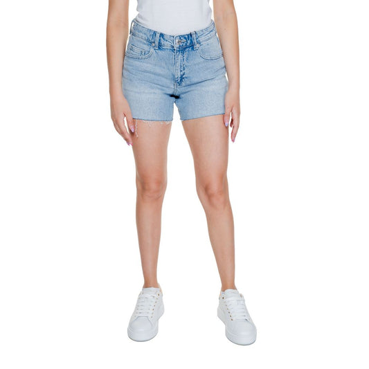 Vero Moda Ljusblå Bomullsshorts