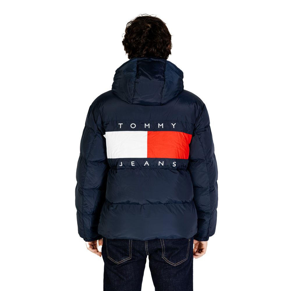 Tommy Hilfiger Jeans Blå Återvunnen Polyester Jackor & Kappa