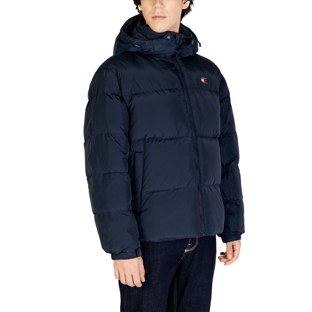 Tommy Hilfiger Jeans Blå Återvunnen Polyester Jackor & Kappa