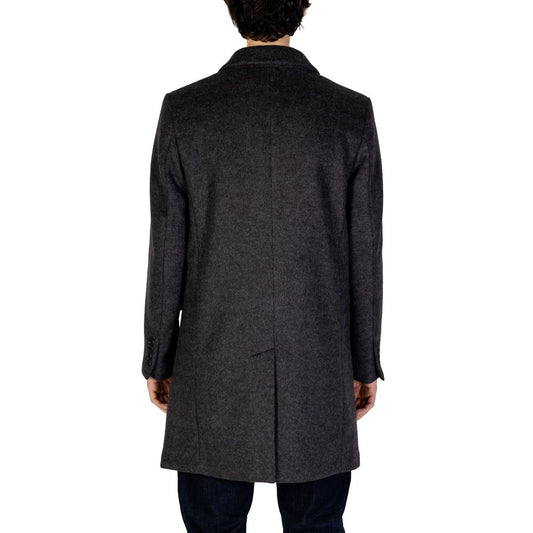Antony Morato Gray Polyester Coat
