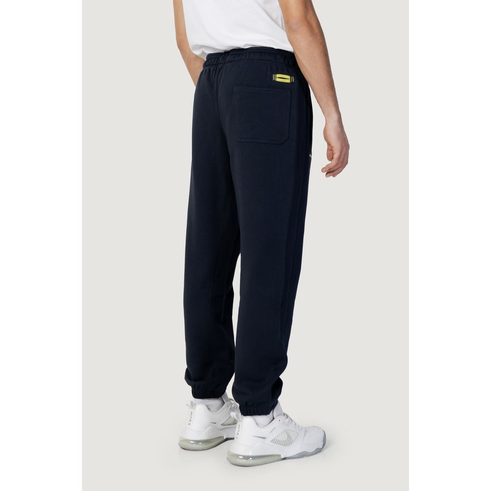 Blåa joggingbyxor i bomull
