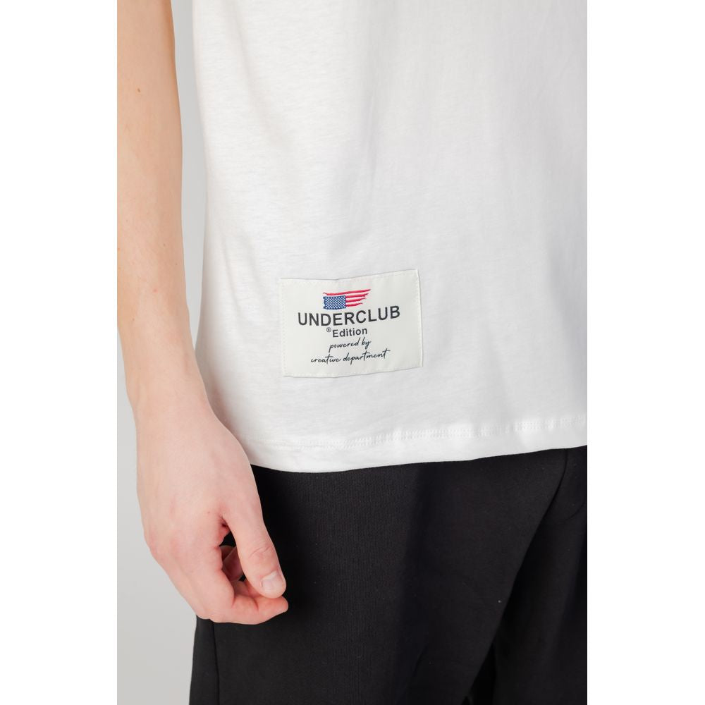 Vit bomulls-T-shirt