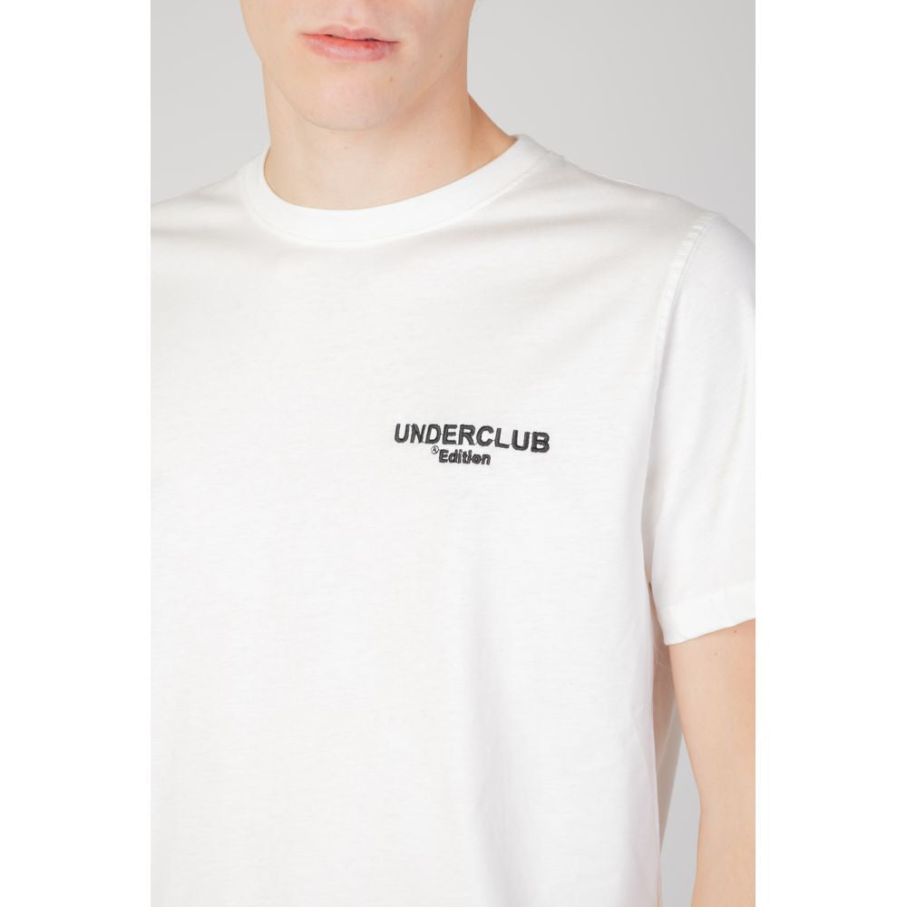 Vit bomulls-T-shirt