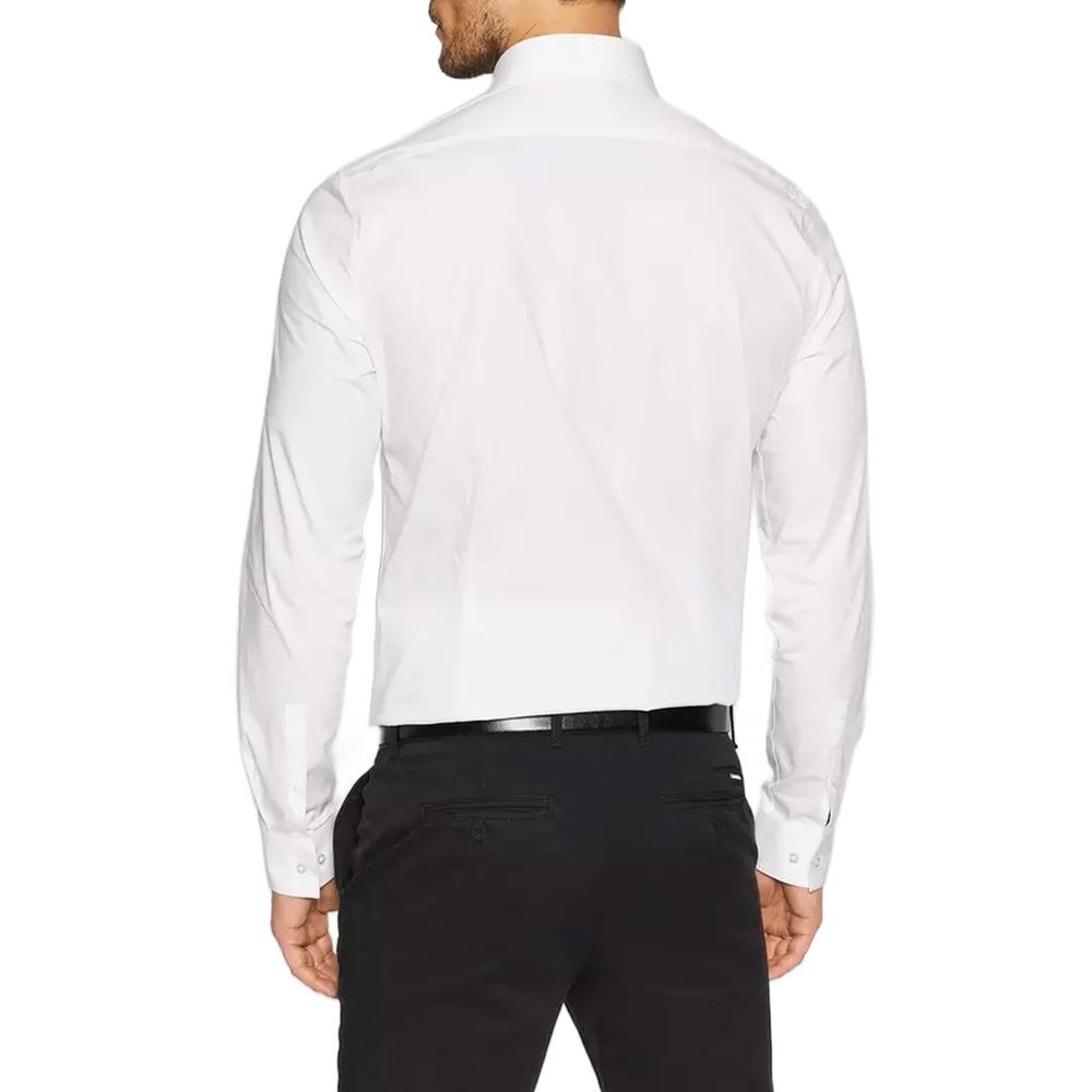 Calvin Klein hvit bomullsskjorte