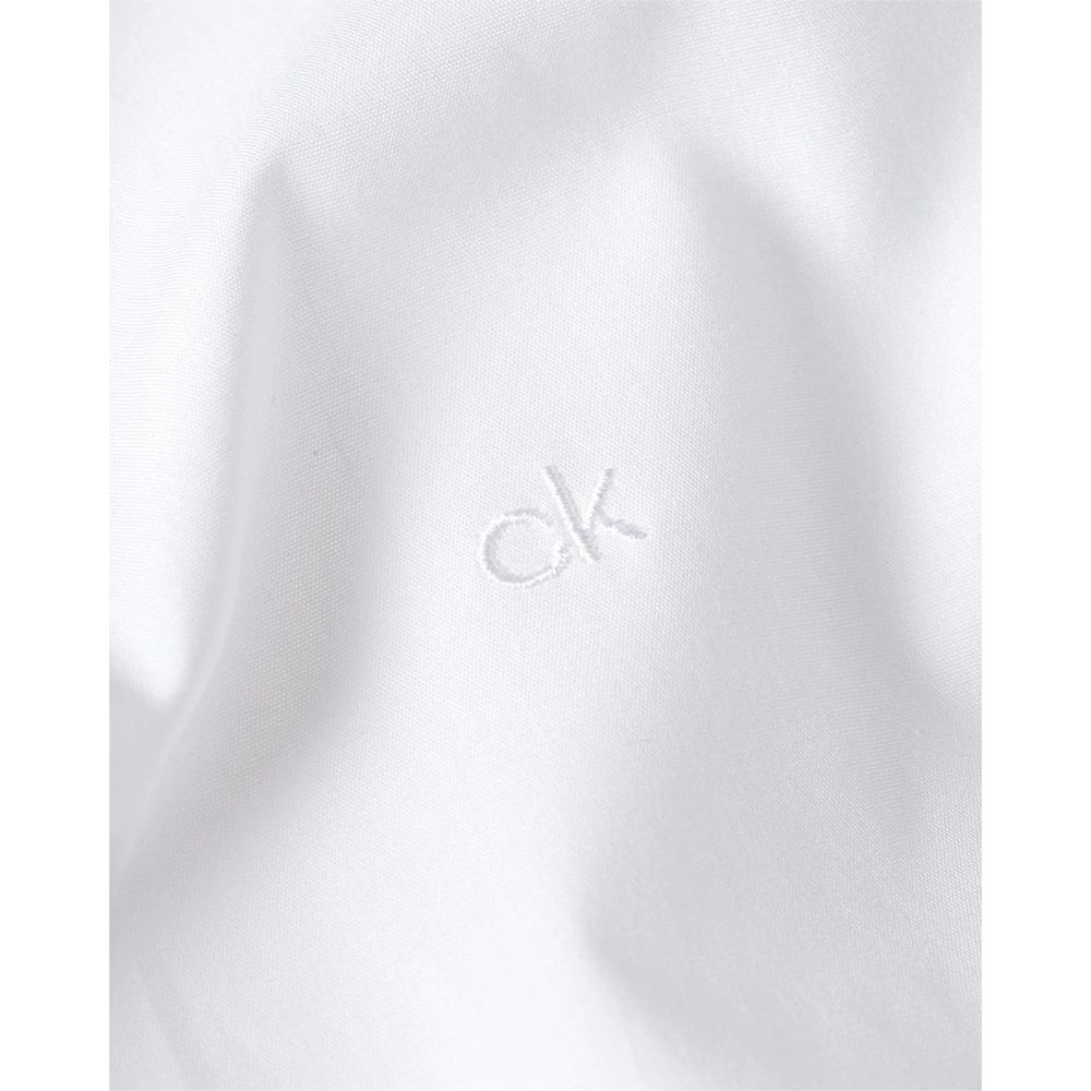 Calvin Klein hvit bomullsskjorte