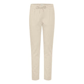 ICHI Beige Polyester Pants