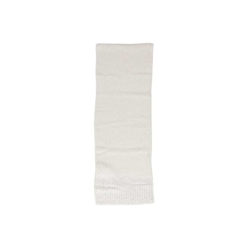Beige polyesterskjerf