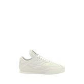 Chloé White Calf Leather Bos Taurus Low Top Sneakers