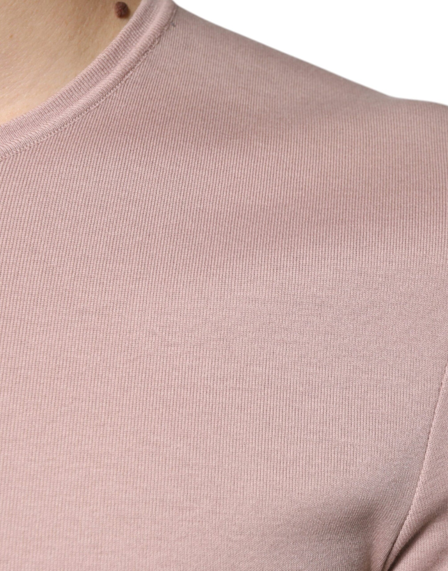 Dolce & Gabbana Brun Bomull Kortärmad Rund Halsad T-shirt