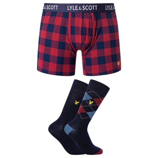 Lyle & Scott Bordeaux Cotton Boxers