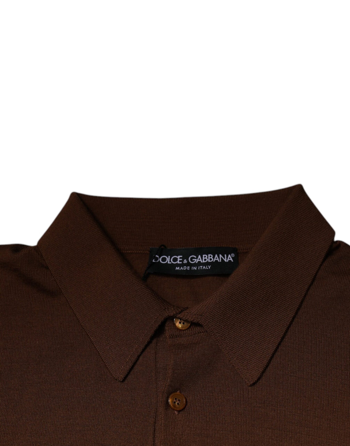 Dolce & Gabbana Brun Kashmirknäppt Herrtröja