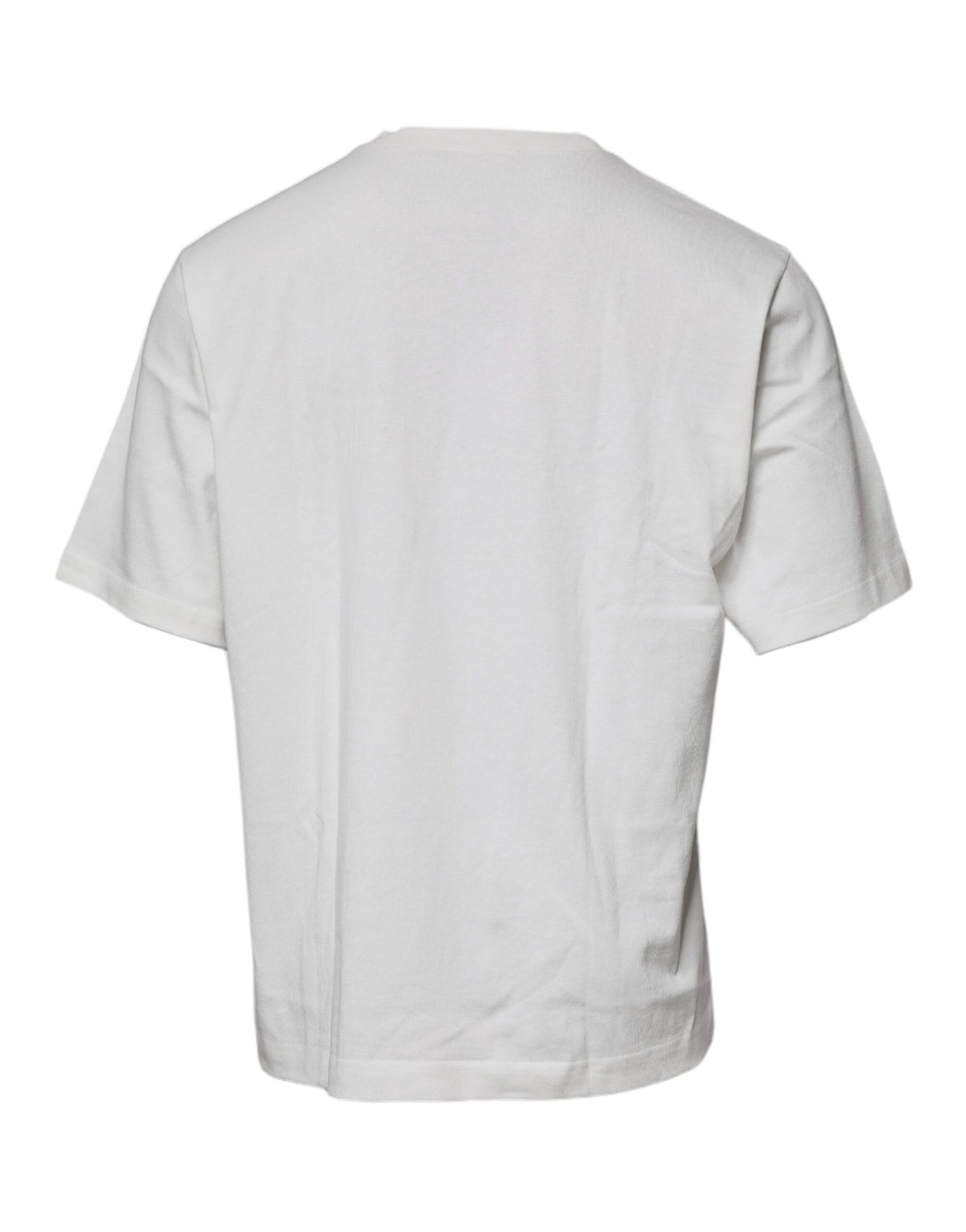Dolce & Gabbana Vit DG Logo Rundringad Kortärmad T-shirt
