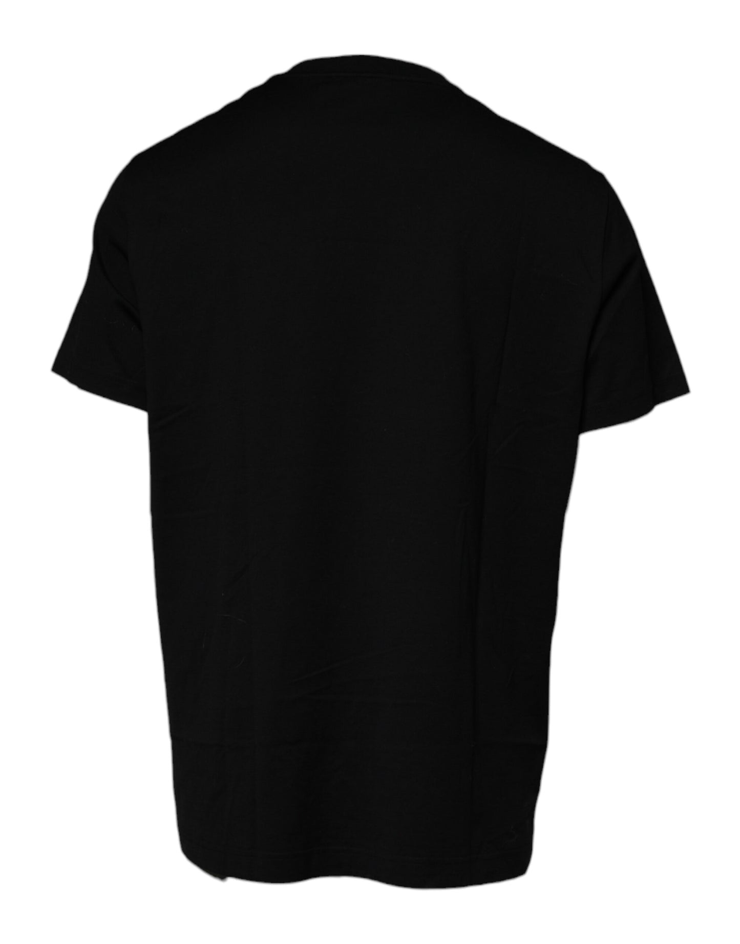 Dolce & Gabbana svart rund hals t-skjorte med korte ermer