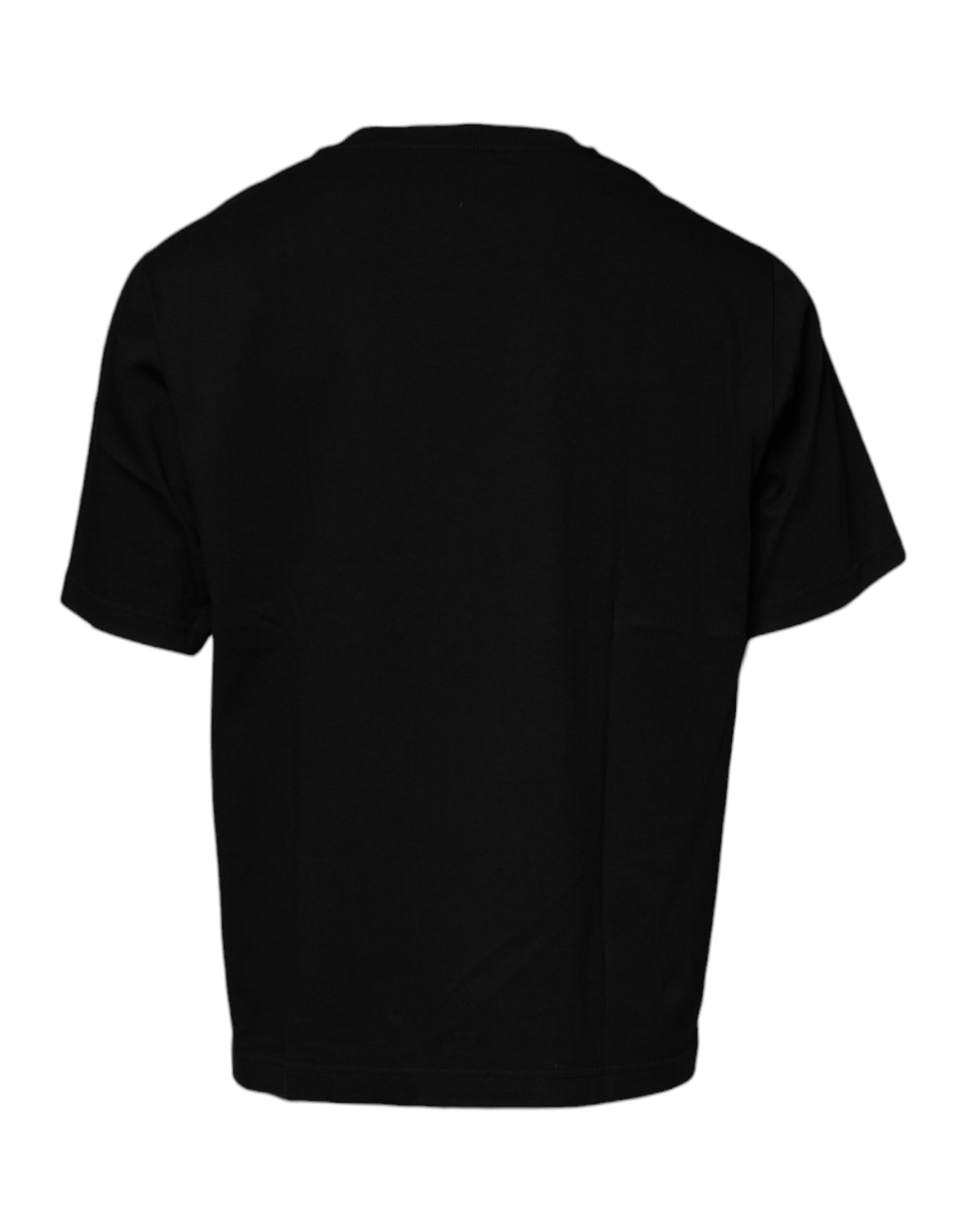 Dolce & Gabbana svart rund hals t-skjorte med korte ermer