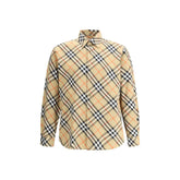 Burberry Beige Cotton Pattern Shirt