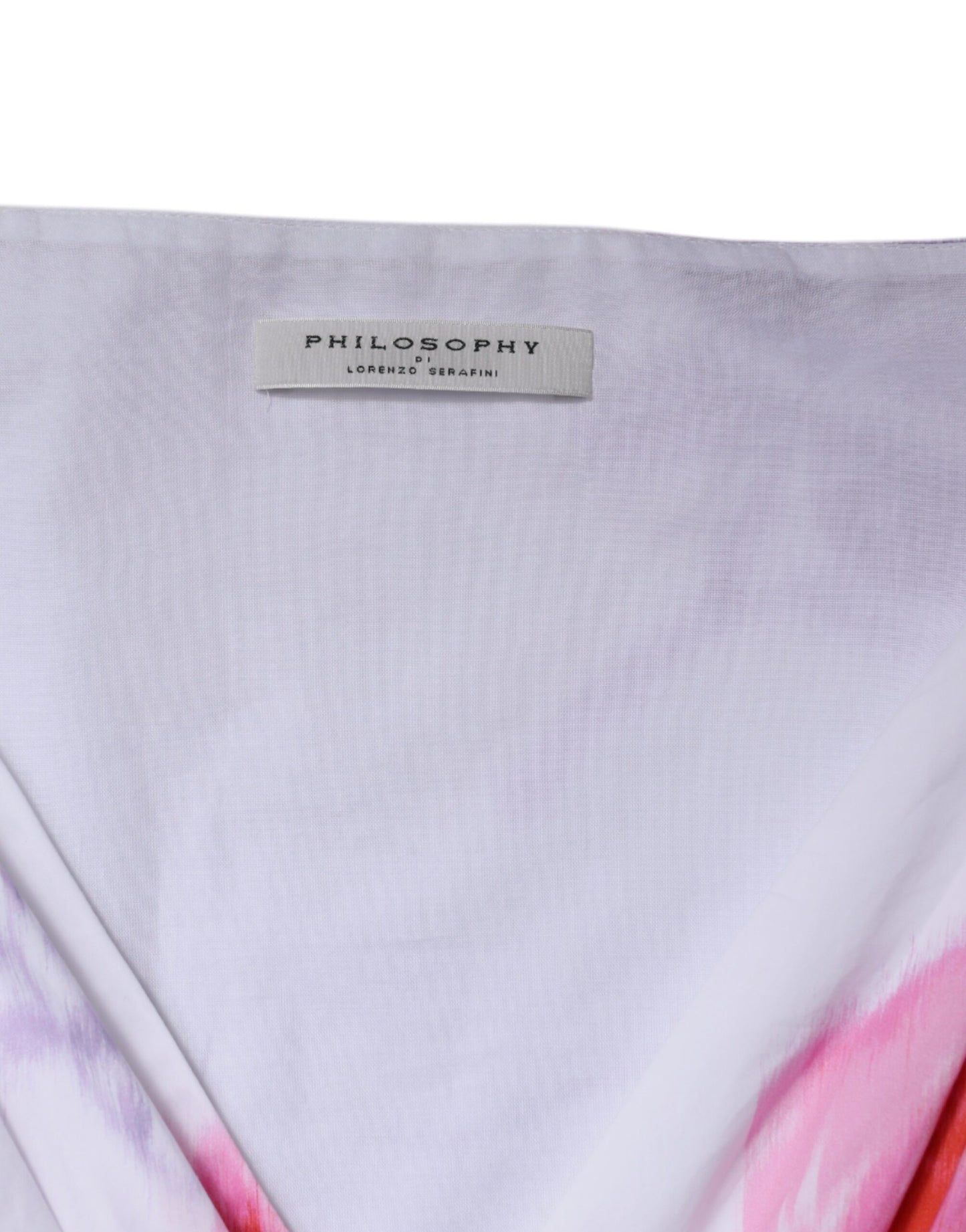 Philosophy Vit Blommig Bomullsmaxiklänning