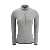 Gucci Gray Cashmere Top