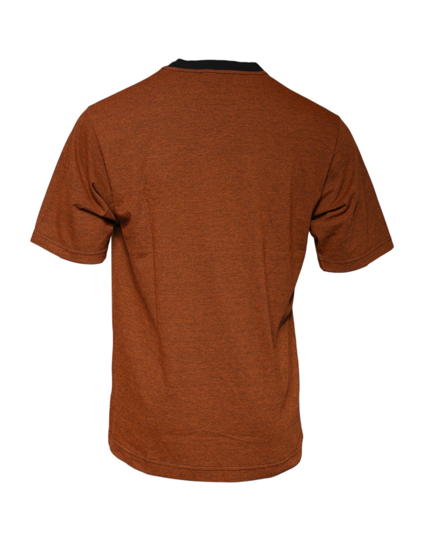 Dolce & Gabbana Brun DG-logo Polyester-T-skjorte med rund hals