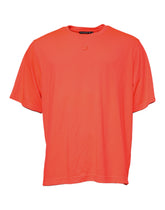 Dolce & Gabbana Orange Logo Polyester Rundringad T-shirt