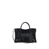 Balenciaga Black Lamb Ovis Aries Aries Shoulder Bag