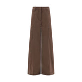 The Latest Brown Cotton Casual Pants