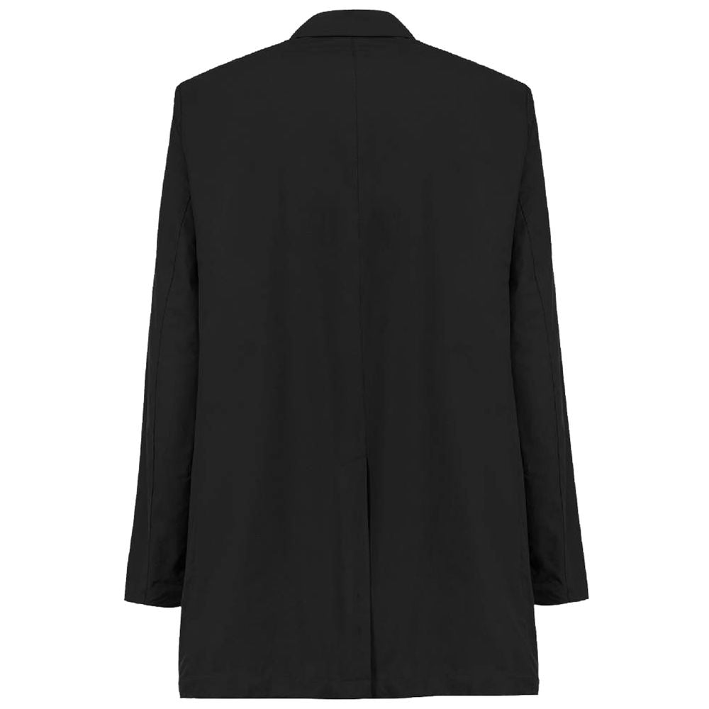 People Of Shibuya svart trenchcoat i återvunnen polyester för män