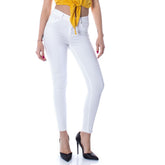 Only White Cotton Skinny Jeans