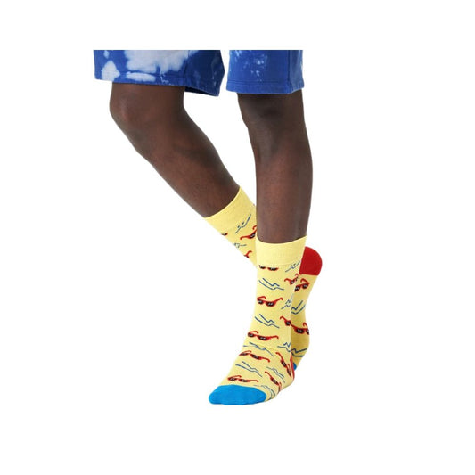 Happy Socks Gul Bomullsstrumpa