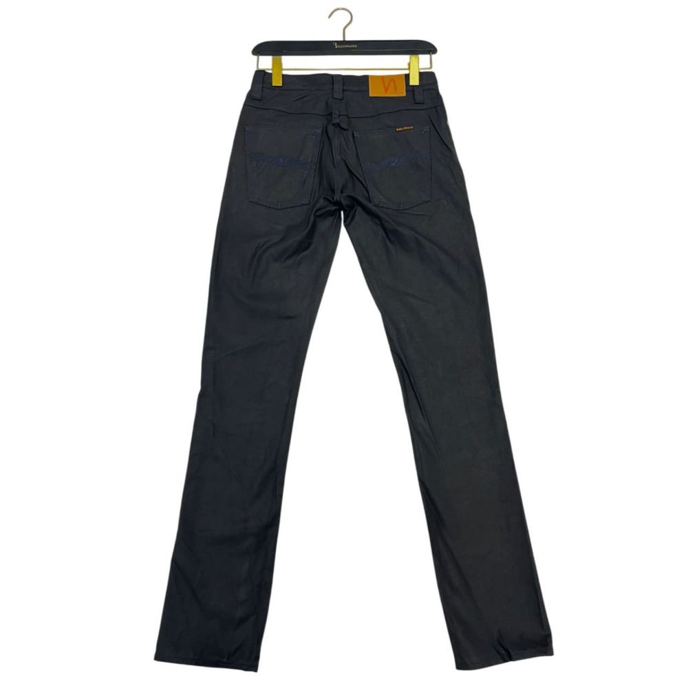 Nudie Jeans "Black Cotton Men Jeans"