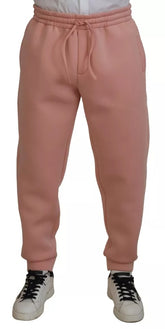 Dolce & Gabbana Rosa Polyester Joggebukser Joggebukser