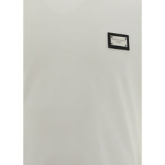 Dolce & Gabbana White Cotton T-Shirt