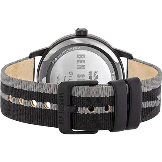 Ben Sherman Gray Fabric Bracelet Watch