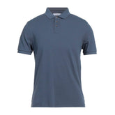 Alpha Studio blå bomullspoloskjorte