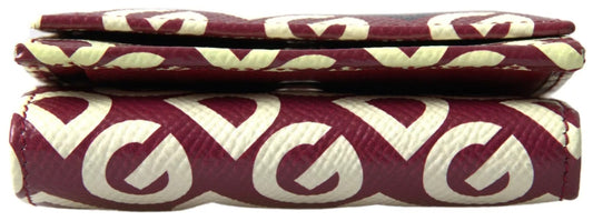 Dolce & Gabbana Flerfärgad DG Logo Mania Läderplånbok med Fransk Flap