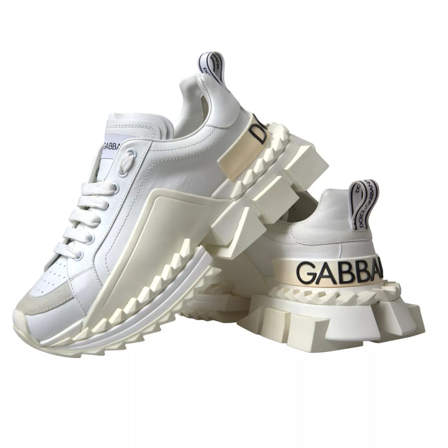 Dolce & Gabbana Vita Läder Super Queen Dam Sneakers
